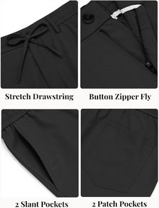 Pantalon de pyjama en coton pour homme, écologique, séchage rapide, respirant, léger, confortable pour l'été, bas de pyjama tricoté pour la maison - Product Image 5
