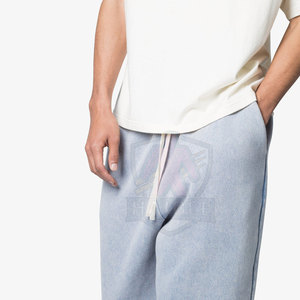 กางเกงวอร์มทรงแบ็กกี้ลำลองคุณภาพสูงแห้งเร็วเป็นมิตรกับสิ่งแวดล้อมกางเกงวิ่งแบบผูกเชือกเอวสูงแบบผูกเชือกผ่อนคลายพอดีตัว - Product Image 5