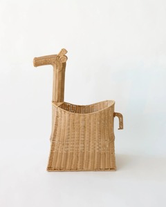 Panier de rangement Artex Green Earth Giraffe en rotin fait main, écologique, en rotin naturel, moderne, multifonctionnel, de forme circulaire - Product Image 2