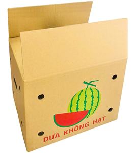Caja de Cartón Corrugado Autoerigible de Alta Calidad para Batatas, Diseño Ventilado, Duradera, Reciclada, Impresa en Flexografía - Product Image 5
