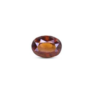 Handcrafted Natural Hessonite Gomed 6.8 Carat Oval Cut Loose Gemstone for Fine Jewelry - Product Image 1