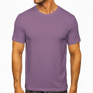 Camiseta de Manga Corta para Hombre A283, Estilo Juvenil Universitario 2025, Alta Calidad, 100% Algodón, 220g, Tejido Ecológico, Lisa para Imprimir - Product Image 1