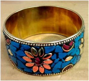 Brass <b>Bangles</b> Latest Designs/indian <b>Bangles</b>/<b>glass</b> <b>Bangles</b>/ Jewelry mosaic <b>bangle</b> bohemian jewelry hippie style - Product Image 4