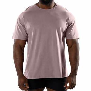 Nouveaux T-shirts de mode ODM avec logo personnalisé, style streetwear, grammage lourd, hip-hop, vintage, délavé, coupe oversize, unisexe, col montant, infroissable - Product Image 5