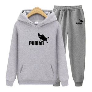 New Arrival Men's Fashion Melegito Tracksuit Two Piece Spordidress Sportswear Hoodie Set Thick Fleece Pants Sweat Suit Trenerka - Product Image 6