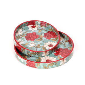 Bandeja de Servir de MDF Lacado Impreso de Primera Calidad, Diseño Moderno, Apta para Lavavajillas, para el Hogar, Cocina, Mesa de Comedor, Té, Café, Comida - Product Image 1