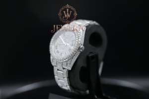 Reloj de Diamantes Moissanite de Acero Inoxidable Más Vendido para Regalos Corporativos, Bodas, Compromisos y Uso Diario Elegante - Product Image 2