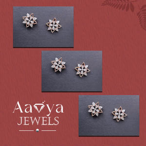 Boucles d'oreilles classiques serties de diamants, diamants de laboratoire certifiés pour femmes, bijoux en or, bijoux fins, boucles d'oreilles de luxe - Product Image 1