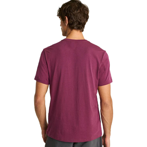 T-shirts pour hommes de couleur unie avec poche avant, personnalisation de marque, style tendance, coutures renforcées. - Product Image 4