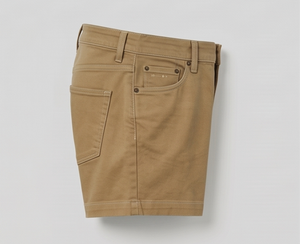 Pantalones Cortos de Mezclilla de Algodón Color Bronceado para Hombre, Cintura Media, Pierna Recta, Estilo Casual de Verano, Lavado Claro, Color Sólido, Bolsillos, Tejido Transpirable - Product Image 5