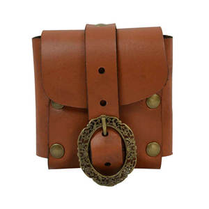 Sac banane vintage en cuir véritable de haute qualité avec fermeture éclair, étanche, pour homme, en forme de boîte, couleur unie - Product Image 1