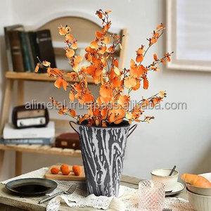 Cubo de flores francés de doble sombra duradero y elegante, decoración de fiesta en casa Focal de jardín de hierro colorido con revestimiento en polvo - Product Image 6