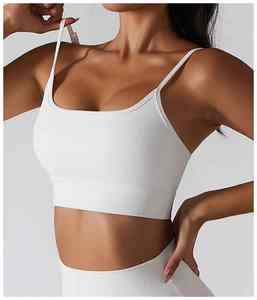 เสื้อชั้นในกีฬาไร้ตะเข็บคอกลมสำหรับผู้หญิง คุณภาพสูง ผลิตตามสั่ง ขายส่ง สำหรับออกกำลังกายและฟิตเนส - Product Image 5