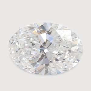 Diamant de laboratoire certifié IGI, taille ovale 1,00 carat, couleur D, clarté VVS2, excellente taille, pour la fabrication de bijoux en or. - Product Image 1