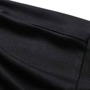 Polo de hombre de alta calidad 100% algodón, cuello alto, manga corta, color negro, corte regular. - Product Image 6