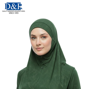 Voile de sport décontracté anti-odeur à séchage rapide, best-seller, OEM malaisien, antibactérien, pour femmes musulmanes, fitness, modeste et athlétique - Product Image 6