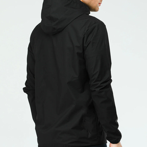 Men <b>Rain</b> <b>Jacket</b> Waterproof Windproof Lightweight Outdoor Shell Coat <b>Hooded</b> Breathable Rainwear for Hiking Camping Travel - Product Image 4