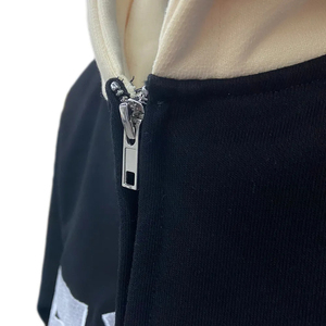 Sweat à capuche unique effet délavé pour homme, en coton, coupe classique, sur mesure - Product Image 4