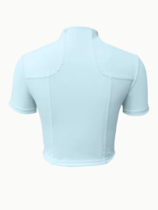 Nuevo Chaleco Deportivo Ajustado sin Mangas con Cuello Alto y Cierre para Mujer, Ropa Deportiva para Gimnasio, Camiseta sin Mangas con Cierre - Product Image 6