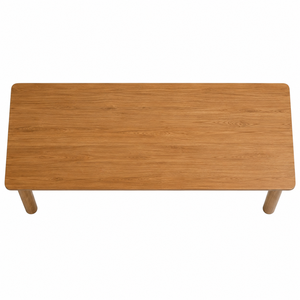 Table à manger ovale en teck massif moderne, design scandinave, fabrication artisanale, écologique, 8 places, pour restaurant, hôtel - Product Image 3