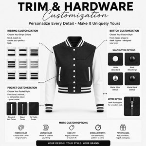 เสื้อแจ็คเก็ตขนแกะแบบครอปสำหรับผู้หญิง แบรนด์ส่วนตัว ปักลายเชนีลแบบกำหนดเอง ติดกระดุมแป๊ก ขายส่ง ผู้ผลิต OEM - Product Image 4