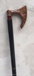 Bastón de Metal con Empuñadura de Revólver BILLY the KID, Moderno y Totalmente Nuevo, para Halloween y Año Nuevo, por Calvin Handicraft - Product Image 5