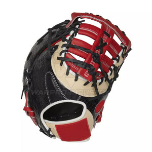 OEM ODM Leather Baseball Fielding Gloves Adjustable Wrist <b>Strap</b> For Baseball Club School And Team Practice - Product Image 2