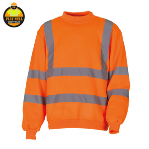 Sudadera de Alta Visibilidad, Sudaderas de Seguridad con Cinta Reflectante, Sudadera de Forro Polar, Uniforme de Construcción - Product Image 6