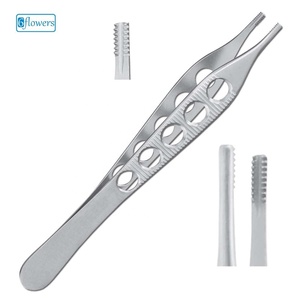 Pinces à tissu brun Adson Instruments chirurgicaux manuels en acier inoxydable - Product Image 1