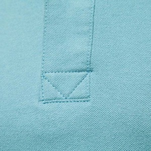 Men's <b>Light</b> <b>Blue</b> Short Sleeve Cotton Pique <b>Polo</b> <b>Shirt</b> Regular Fit Solid Color Casual Breathable Knitted Design Customized - Product Image 6
