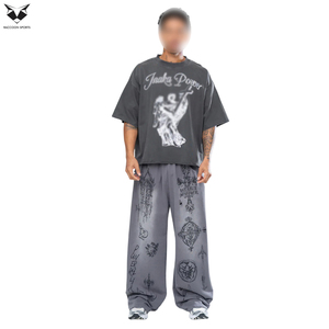 Pantalon de survêtement unisexe ample et oversize, le meilleur produit avec taille élastique et cordon de serrage, pantalon de jogging ample tendance 2026 - Product Image 5