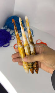 Crochets ergonomiques en résine lisse et lisse Aiguilles à coudre confortables pour toutes vos créations au crochet - Product Image 4