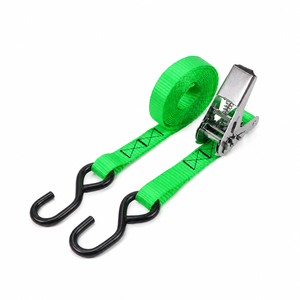 Correa de Amarre de Poliéster de 1 Pulgada con Ganchos en S Negros, Correa de Sujeción de Carga para Motocicleta, Remolque, ATV - Product Image 5