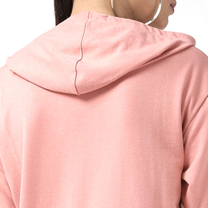 Sudadera con Capucha Gruesa Personalizada para Mujer, Color Sólido, Manga Larga, Deportiva, de Felpa, Lisa, Servicio OEM - Product Image 5