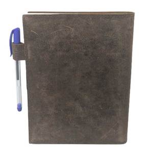 Elegante Cuaderno de Cuero Genuino A5 con Diseño de Bolso Portátil y Estampado de Dibujos Animados para Escritura Personal y Profesional - Product Image 1