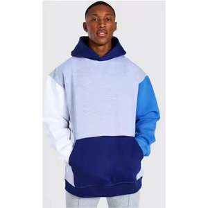 Sweat à capuche oversize pour homme, best-seller, nouveau design, épaules tombantes, tissu molletonné 100% coton, extensible, pour l'hiver - Product Image 1