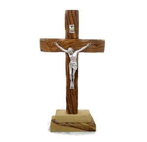Crucifijo de metal para ataúd, cruz de Jesús para cementerio, crucifijo solar para ataúd, hecho de metal, para bendición de obispos - Product Image 2