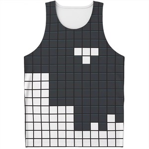 Camiseta sin mangas con estampado personalizado para hombre, camiseta de poliéster para gimnasio, entrenamiento, fitness, culturismo, chaleco informal de verano para la playa - Product Image 1