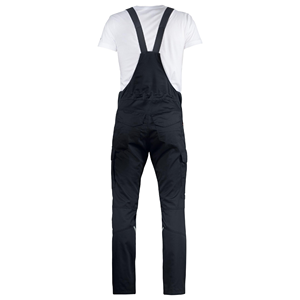 Overoles de Mezclilla Negros para Hombre, Cintura Alta, Tirantes Ajustables, Ropa de Trabajo, Pierna Recta, Resistentes al Viento, para Invierno - Product Image 3