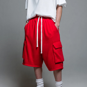 Pantalones Cortos Deportivos Sublimados Personalizados para Hombre, Pantalones Cortos de Felpa Gruesa para Hombre, Pantalones Cortos Deportivos con Cordón Ajustable en la Cintura para Hombre - Product Image 3