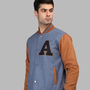 Best Price Low MOQ Custom Branding <b>Men's</b> College Varsity <b>Jackets</b> Customized <b>Letter</b> Patch Embroidery Varsity <b>Jacket</b> For <b>Men</b> - Product Image 4