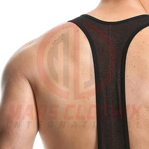 Ropa Deportiva Sublimada con Logotipo Personalizado, Singletes de Lucha Libre, Fabricación Profesional, Singletes de Lucha Libre sin Mangas de la Mejor Calidad - Product Image 6