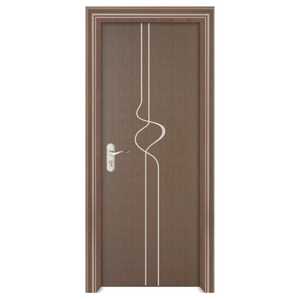 Puerta Interior de Madera Compuesta Moderna y de Lujo, Resistente al Fuego e Impermeable, con Núcleo de WPC, para Uso Comercial, Apartamentos, Villas y Casas - Product Image 1