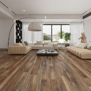 Revêtement de sol SPC directement de l'usine, 100 % imperméable, LVT, planches de vinyle de luxe, épaisseur et couleur personnalisées, OEM, ODM, vente en gros, revêtement de sol intérieur - Product Image 2