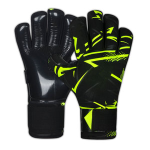 Guantes de Portero de Fútbol, Dedos Completos, Antideslizantes, Transpirables, Material PU, Cierre de Gancho y Bucle, Unisex, Equipo Deportivo - Product Image 3