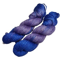 100% pur fil de soie filé fabriqué à partir de cocon de soie de mûrier utilisé pour tapis touffetage à la main tissage tricot Crochet Art et artisanat
