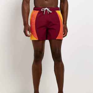 Nouveaux shorts de bain décontractés écologiques pour hommes, shorts de plage d'été anti-UV, séchage rapide, coupe-vent, respirant, tissu peigné - Product Image 3
