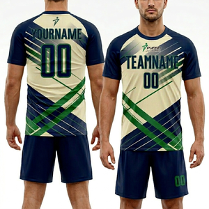 Maillots de football de ligue professionnelle avec nom personnalisé et tailles plus grandes, 100 % polyester, production OEM pour les marques B2B - Product Image 1