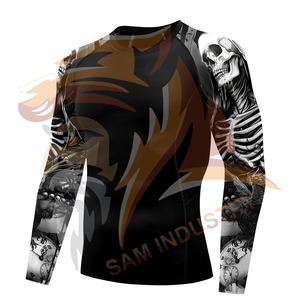 Custom Logo Lightweight Long Sleeve Seamless <b>Compression</b> <b>Shirt</b> Comfortable Gym Fitness Bodybuilding Regular Fit <b>Shirts</b> - Product Image 3