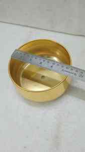 Maceta Redonda de Metal para Decoración del Hogar, Maceta Decorativa de Metal para Mesa de Noche - Product Image 3